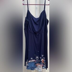 Navy blue Old Navy sundress.